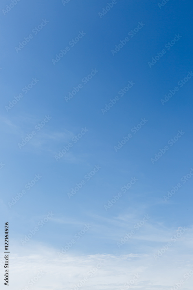 Wall mural clear blue sky
