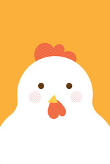 年賀状　はがきテンプレート　酉年