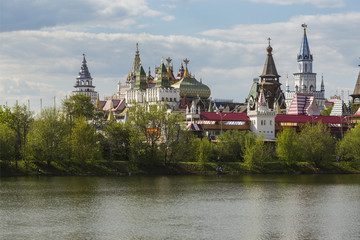 Obraz premium Moscow landscape. Kremlin in Izmailovo