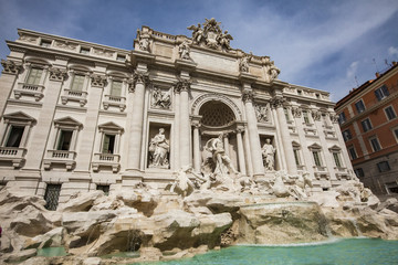 Plakat Trevi Fountain in Rome, Italy.