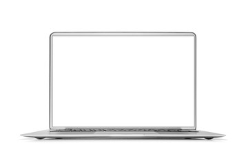 Laptop isolated on white.