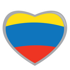 Isolated Colombian flag