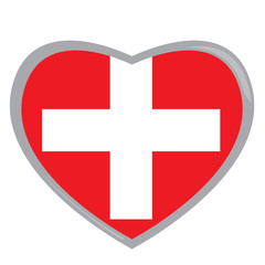 Fototapeta premium Isolated Swiss flag