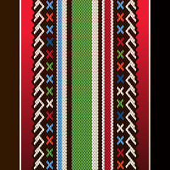 Traditional Handmade Rug Pattern - obrazy, fototapety, plakaty
