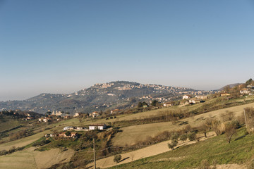 Fototapeta na wymiar View of Ariano Irpino, Napoli (Italy)