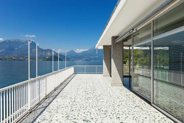 Balcony of an old penthouse