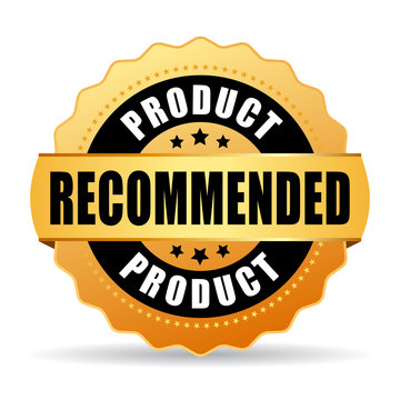Recommended product gold icon