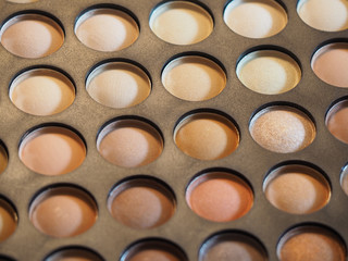 make-up eye shadows background