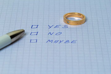 Heiratsantrag