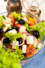 Delicious greek salad