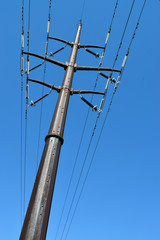 Power Lines and Utility Tower