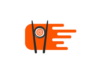 Sushi Emblem Logo