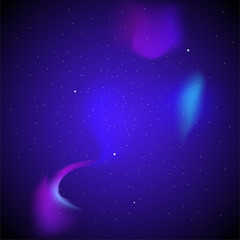 Abstract Space background. Vector illustration