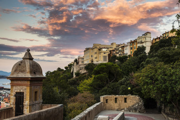 Sunset in Monaco