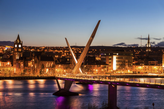 Peace Bridge in Derry