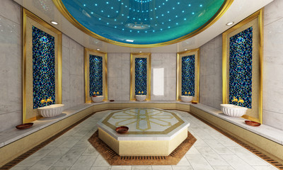 Turkish Hamam, bath modern design