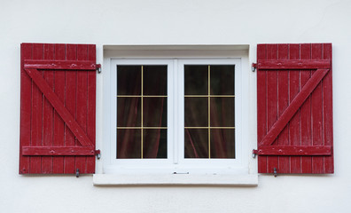 Traditional French window, window in French