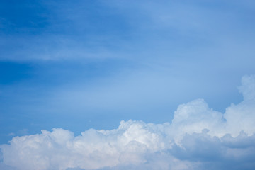 Naklejka na ściany i meble blue sky with clouds 