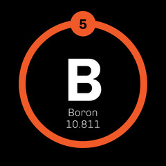 Boron chemical element