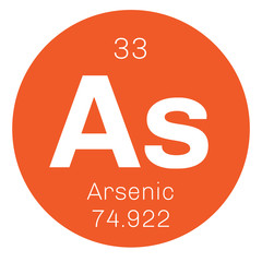 Fototapeta premium Arsenic chemical element