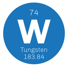 Tungsten chemical element