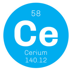 Cerium chemical element