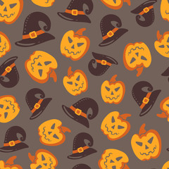 Seamless Halloween pattern