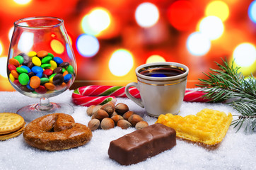 cup of hot tea with seasonings