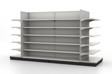 Store Shelves Gondola Angle