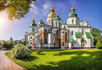 Foto op Aluminium Sint-Sofiakathedraal in Kiev Sint-Sofiakathedraal © yulenochekk