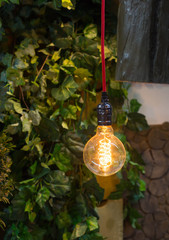 Trendy scandinavian bulb lamp - electric light