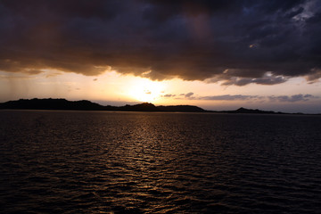 sunrise at Lake Victoria, Tanzania, East Africa