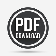 PDF download icon. Upload file button.