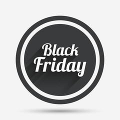 Fototapeta premium Black Friday sale icon. Special offer symbol.