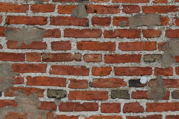 Obraz premium Old brick wall in Velikiy Novgorod