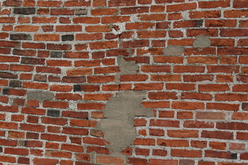 Old brickwork in Velikiy Novgorod