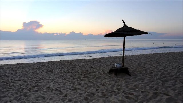 Dawn on the Mediterranean time lapse 