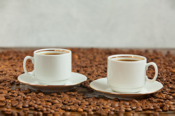 coffee milk top view