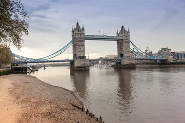 Fototapeta na wymiar London Bridge from Thames Embankment