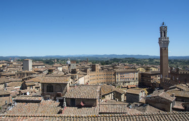 Panoramica 3 Siena, Toscana, Italia