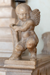 cherub at the Cathedral of Rimini-2