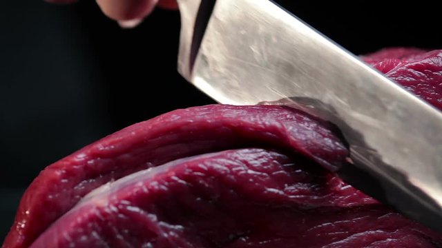 Cook sliced meat