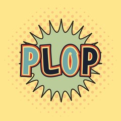 comic pop art message vector illustration design