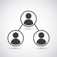 social media community icon vector illustration design