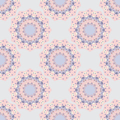 Pattern with abstract  mandala element