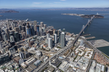 Fototapeta premium San Francisco Bay Afternoon Aerial