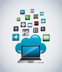Fototapeta premium education online infographic with laptop vector illustration design