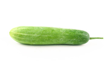 fresh cucumbers isolated on white