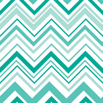 Seamless chevron pattern design with teal color