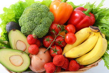 新鮮な野菜と果物